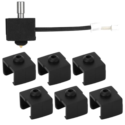 6pcs New Hotend Silikonabdeckungssocken, 280 ℃ Temperaturresist 3D Drucker Extruder Silikonärmel mit Effizientem Wärmeisolierungmaterial für Ender 3 V3 SE 6pcs New Hotend Silikonabdeckungssocken, 280 ℃ Temperaturresist 3D Drucker Extruder Silikonärmel mit Effizientem Wärmeisolierungmaterial für Ender 3 V3 SE von Oreilet