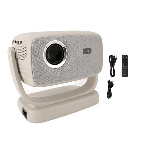 MiniProjektor, um 180° Drehbarer Tragbarer 4K Videoprojektor mit Bluetooth 5.3, Elektronischem Fokus, Automatischer Korrektur, Kleiner Heimkino Projektor für Filme Im Freien Im MiniProjektor, um 180° Drehbarer Tragbarer 4K Videoprojektor mit Bluetooth 5.3, Elektronischem Fokus, Automatischer Korrektur, Kleiner Heimkino Projektor für Filme Im Freien Im von Oreilet
