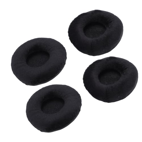 Oreilet 4PCS 70 Mm Schwamm Kopfhörer Ohrhörerpolster, Bequeme Speicherschaum Earpads Kissen Ersatz für ES7 ES10 SJ3 SJ5 FC7 FC700 FC707 RE70 ATH ESW9 SHL5000 V250 V300 V300 V400 (Black) von Oreilet