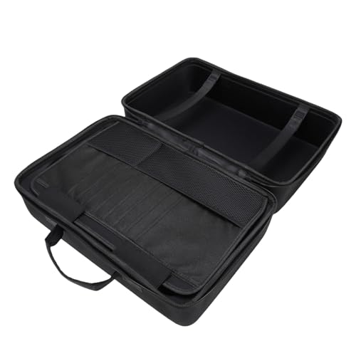 Oreilet Game Console Hard Case, Tragbarer Controller -Speicher -Reisefall, Hard -Shell -Tragetasche für Schlanke Konsole, Controller, Kopfhörer, Stromversorgung (Black) von Oreilet