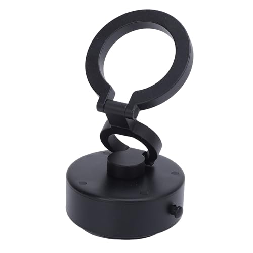 Oreilet Magnetischer Autokelefonhalter, Magnet Vakuumsaugung 360 Grad Rotierende Telefonhalterung, Fitness Tassen Faltbecher Mobiltelefon Standhalter für Alle Smartphones (Black) von Oreilet