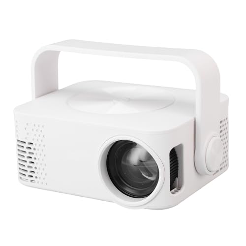 -Projektor, Portable Projector, 150Ansi 1080p Auto Keystone Correction, Outdoor Audio Movie Home Theatre Projector Compatible mit Smartphone -Laptop -PCs (EU-Stecker) von Oreilet