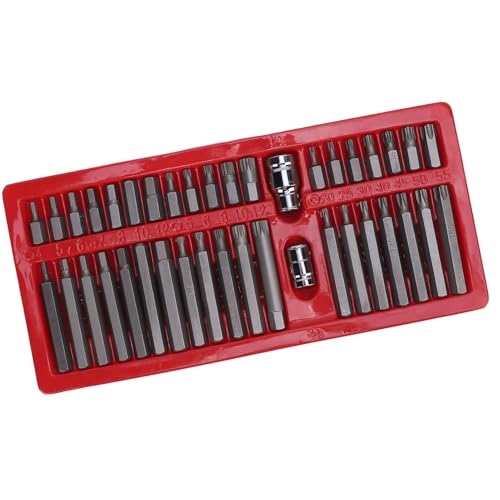 Schlagbohrer-Set, 40-teilig, 1/2 Zoll X 10 Mm, 3/8 Zoll X 10 Mm, CRV-Sechskant-Schraubendreher-Bits mit Aufbewahrungsbox für Heimreparaturen, für Holz, Metall, Zement Schlagbohrer-Set, 40-teilig, 1/2 Zoll X 10 Mm, 3/8 Zoll X 10 Mm, CRV-Sechskant-Schraubendreher-Bits mit Aufbewahrungsbox für Heimreparaturen, für Holz, Metall, Zement von Oreilet