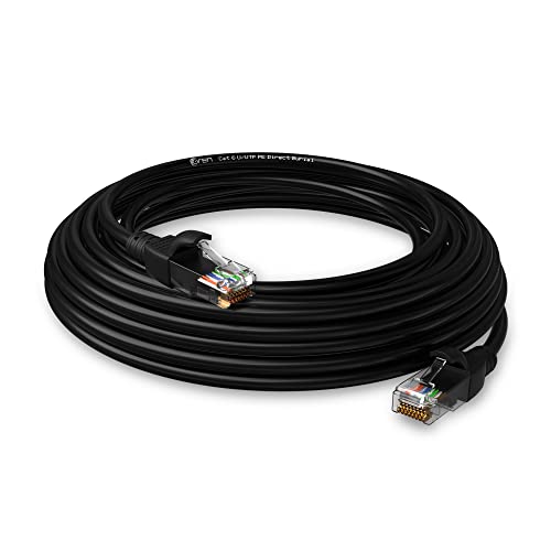 Oren CAT6 Ethernet-Kabel für den Außenbereich, 10 m, direkte Erdung, Hochgeschwindigkeits-1 Gbit/s, reines Kupfer, 23 AWG, Premium-Netzwerkkabel mit RJ45-Stecker, Internet, Breitband, Netzwerkkabel von Oren Kablo
