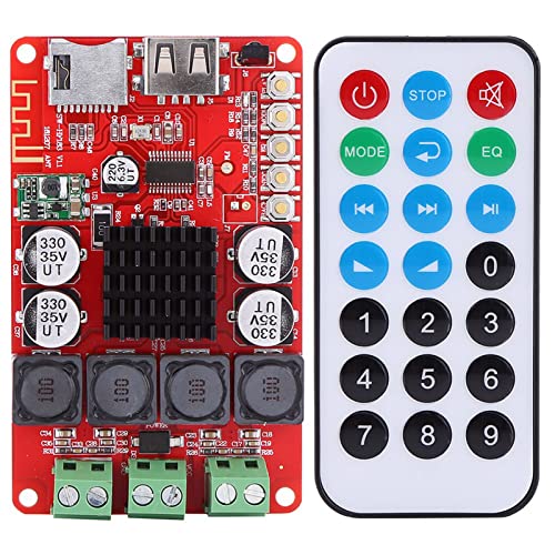 Orenic Tragbarer Bluetooth-Audioempfänger-Verstärker Mit Fernbedienung, 50 W Und 50 W TF-Karten-Decoder, Kompatibel Mit Verstärkerplatinen von Orenic