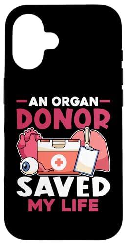 Organtransplantation: Ein Organspender hat mein Leben gerettet Hülle für iPhone 16 Organtransplantation: Ein Organspender hat mein Leben gerettet Hülle für iPhone 16 von Organ Transplant Designs For Organ Recipient