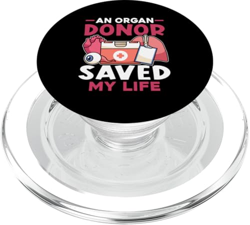 Organtransplantation: Ein Organspender hat mein Leben gerettet PopSockets PopGrip für MagSafe Organtransplantation: Ein Organspender hat mein Leben gerettet PopSockets PopGrip für MagSafe von Organ Transplant Designs For Organ Recipient