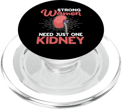 Organtransplantation: Starke Frauen brauchen nur eine Niere PopSockets PopGrip für MagSafe Organtransplantation: Starke Frauen brauchen nur eine Niere PopSockets PopGrip für MagSafe von Organ Transplant Designs For Organ Recipient