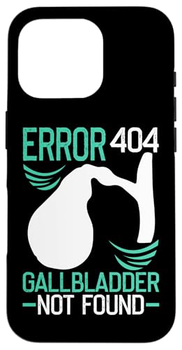 Organtransplantationen: Fehler 404 – Gallenblase nicht gefunden Hülle für iPhone 16 Pro von Organ Transplant Designs For Organ Recipient