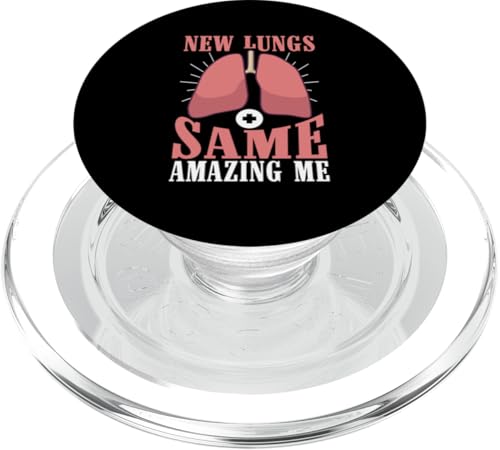 Organtransplantationen: Neue Lunge, ich bin erstaunlich PopSockets PopGrip für MagSafe Organtransplantationen: Neue Lunge, ich bin erstaunlich PopSockets PopGrip für MagSafe von Organ Transplant Designs For Organ Recipient