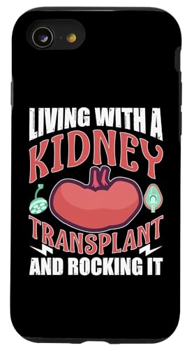 Organtransplantationen: Nierentransplantation und Schaukeln Hülle für iPhone SE (2020) / 7 / 8 von Organ Transplant Designs For Organ Recipient