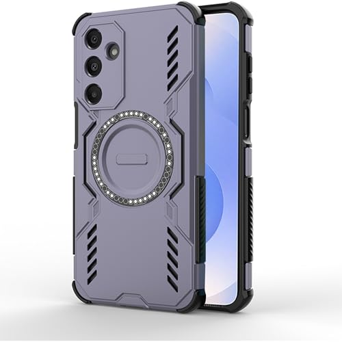 Orgsty Hülle für Samsung Galaxy S25, Kühlung Magnetisch Hülle für Mag Safe Ultra Dünn Wärmeableitung Militärischer stoßfest Handyhülle, Lila Orgsty Hülle für Samsung Galaxy S25, Kühlung Magnetisch Hülle für Mag Safe Ultra Dünn Wärmeableitung Militärischer stoßfest Handyhülle, Lila von Orgsty