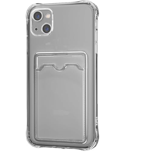 Orgsty Hülle für iPhone 13, Transparent Schwarz Weichen Handyhülle mit Kartenfach mit Kameraschutz, Stoßfest Kratzfest Schutzhülle Silikon TPU Brieftasche Case, Transparent Schwarz Orgsty Hülle für iPhone 13, Transparent Schwarz Weichen Handyhülle mit Kartenfach mit Kameraschutz, Stoßfest Kratzfest Schutzhülle Silikon TPU Brieftasche Case, Transparent Schwarz von Orgsty