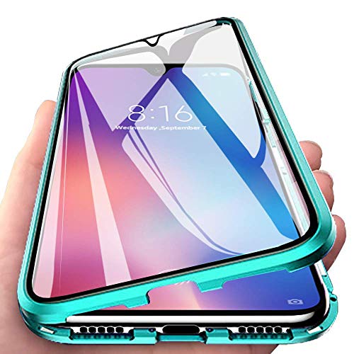 Orgstyle Hülle für Samsung Galaxy A11, Magnetische Hartglas Hülle mit Vorderseite und Rückseite, Metallrahmen Case mit Eingebaut Magnet, Ultra Dünn 360 Grad Handyhülle, Grün Orgstyle Hülle für Samsung Galaxy A11, Magnetische Hartglas Hülle mit Vorderseite und Rückseite, Metallrahmen Case mit Eingebaut Magnet, Ultra Dünn 360 Grad Handyhülle, Grün von Orgstyle