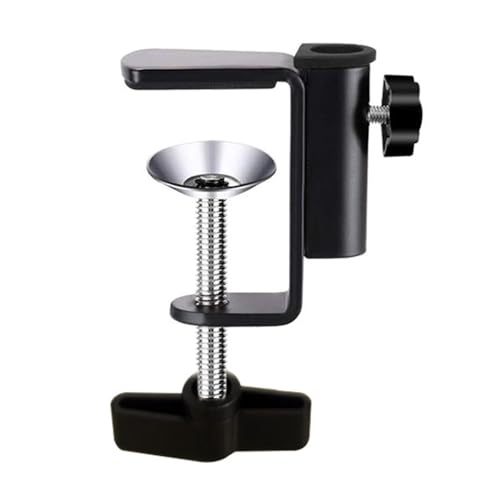 OriGlam Aluminium-C-Klemmhalterung für Kamera/Monitor, Desktop- und Tischhalterung für Mikrofon/Mikrofon und Tablet, Schwarz OriGlam Aluminium-C-Klemmhalterung für Kamera/Monitor, Desktop- und Tischhalterung für Mikrofon/Mikrofon und Tablet, Schwarz von OriGlam
