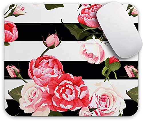 Oriday Gaming Mouse pad gewohnheit, Inspiration und Motivation Entwurf für Frauen (Marine-Rose) 24cm x 20cm von Oriday