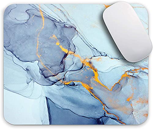 Oriday Gaming Mouse pad gewohnheit für heim und büro, modern marbling Entwurf (Blue Ocean) 24cm x 20cm von Oriday