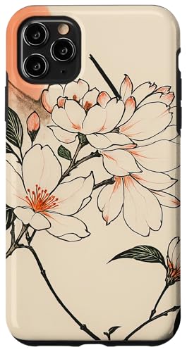 Sun Floral Minimalist Oriental Ink Beige Hülle für iPhone 11 Pro Max Sun Floral Minimalist Oriental Ink Beige Hülle für iPhone 11 Pro Max von Oriental Retro Art