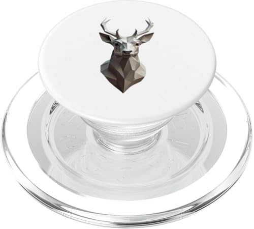Origami Hirsch – Gefaltete Papier Tier illustration PopSockets PopGrip für MagSafe Origami Hirsch – Gefaltete Papier Tier illustration PopSockets PopGrip für MagSafe von Origami Designs - Animals