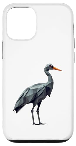 Origami-Kranich Vogel – Gefaltete Papier-Tier illustration Hülle für iPhone 12/12 Pro von Origami Designs - Animals