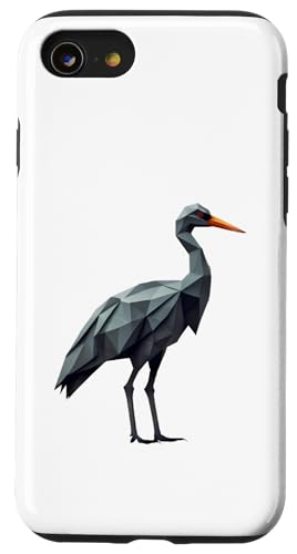 Origami-Kranich Vogel – Gefaltete Papier-Tier illustration Hülle für iPhone SE (2020) / 7 / 8 von Origami Designs - Animals