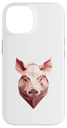 Origami Schwein – Gefaltete Papier Tier illustration Hülle für iPhone 14 Origami Schwein – Gefaltete Papier Tier illustration Hülle für iPhone 14 von Origami Designs - Animals