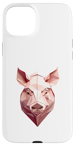 Origami Schwein – Gefaltete Papier Tier illustration Hülle für iPhone 15 Plus Origami Schwein – Gefaltete Papier Tier illustration Hülle für iPhone 15 Plus von Origami Designs - Animals