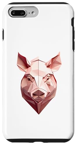 Origami Schwein – Gefaltete Papier Tier illustration Hülle für iPhone 7 Plus/8 Plus Origami Schwein – Gefaltete Papier Tier illustration Hülle für iPhone 7 Plus/8 Plus von Origami Designs - Animals