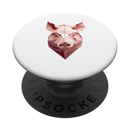 Origami Schwein – Gefaltete Papier Tier illustration PopSockets Klebender PopGrip Origami Schwein – Gefaltete Papier Tier illustration PopSockets Klebender PopGrip von Origami Designs - Animals