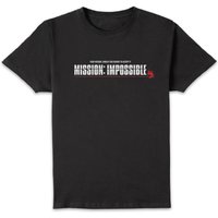Mission Impossible Mission Impossible Men's T-Shirt - Black - XL - Schwarz von Origina Hero