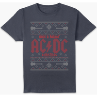 AC/DC Have A Rockin' Christmas Men's T-Shirt - Navy - L von Original Hero