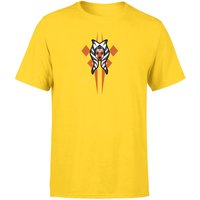 Ahsoka Cartoon Men's T-Shirt - Yellow - L - Gelb von Original Hero