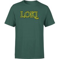Avengers Loki Comics Logo Men's T-Shirt - Green - XL - Grün von Original Hero