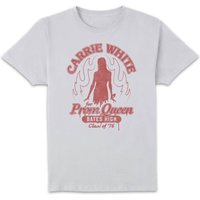 Carrie White For Prom Queen Unisex T-Shirt - White - XL - Weiß von Original Hero