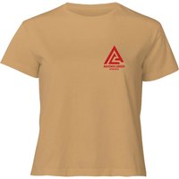 Creed Adonis Creed Athletics Logo Women's Cropped T-Shirt - Tan - XL von Original Hero