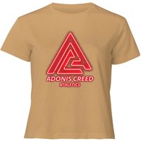 Creed Adonis Creed Athletics Neon Sign Women's Cropped T-Shirt - Tan - XL von Original Hero