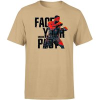 Creed Face Your Past Men's T-Shirt - Tan - L von Original Hero