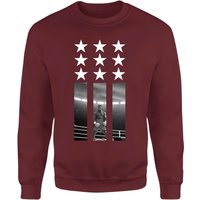 Creed Poster Stars Sweatshirt - Burgundy - L von Original Hero