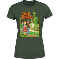 Dont Talk To Strangers Women's T-Shirt - Green - XS - Grün von Original Hero