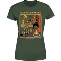 Eat Your Greens Women's T-Shirt - Green - M - Grün von Original Hero