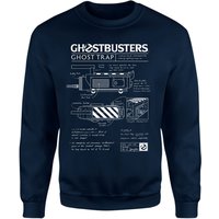 Ghostbusters Ghost Trap Schematic Sweatshirt - Navy - L von Original Hero
