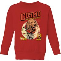 Guardians of the Galaxy Cosmo The Space Dog Kids' Sweatshirt - Red - 11-12 Jahre von Original Hero