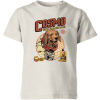 Guardians of the Galaxy Cosmo The Space Dog Kids' T-Shirt - Cream - 9-10 Jahre von Original Hero