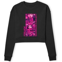 Guardians of the Galaxy Faces Women's Cropped Sweatshirt - Black - M von Original Hero