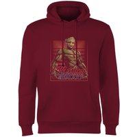 Guardians of the Galaxy I Am Retro Groot! Hoodie - Burgundy - L von Original Hero