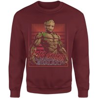 Guardians of the Galaxy I Am Retro Groot! Sweatshirt - Burgundy - S von Original Hero