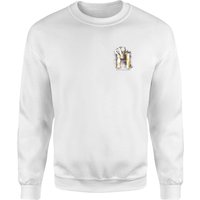 Harry Potter Hufflepuff Sweatshirt - White - XXL von Original Hero