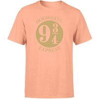 Harry Potter Platform Men's T-Shirt - Coral - M von Original Hero