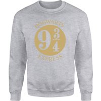 Harry Potter Platform Sweatshirt - Grey - M von Original Hero