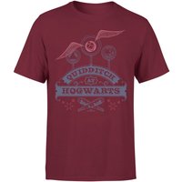 Harry Potter Quidditch At Hogwarts Men's T-Shirt - Burgundy - XXL von Original Hero